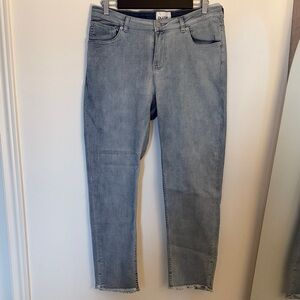 DU/ER Classic Light Blue Women's Cropped Jeans